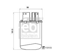 FUEL FILTER FITS: FITS FOR NISSAN QASHQAI II WAGON 1.5 DCI/1.6 DCI/1.6 DCI AL