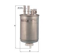 Fuel Filter fits FORD FOCUS 1.8D 01 to 05 Mahle 1150868 1230621 1253789 2042992