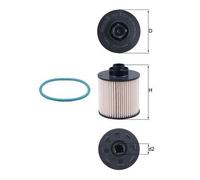 Fuel Filter fits FORD TRANSIT CONNECT 1.5D 2015 on Mahle 1870169 1872137 1872152