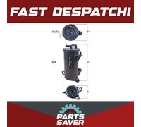 Fuel Filter fits HONDA HR-V RU8 1.6D 2015 on N16A3 Mahle 16900RZ0G01 16902RZ0G01