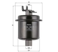 Fuel Filter fits HONDA PRELUDE 2.0 2.2 96 to 01 Mahle 16010S01A30 16010S01A31