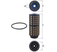 Fuel Filter fits IVECO DAILY Mk6 3.0 2014 on Mahle 42566526 500054702 500086009