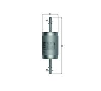 Fuel Filter fits FORD FOCUS Mk1 1.6 98 to 05 Mahle 1075138 2M5Z9155CA 3964918