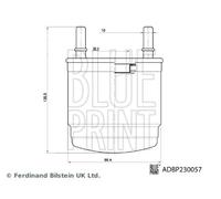 FUEL FILTER FITS: KIA RIO IV YB SC FB 1.4 CRDI 77/1.4 CRDI 90 I