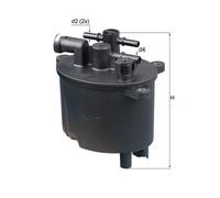 Fuel Filter fits LAND ROVER FREELANDER L359 2.2D 06 to 14 Mahle LR001313 Quality