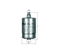 Fuel Filter fits MERCEDES 190 W201 1.8 2.0 2.3 82 to 93 Mahle 0014770301 Quality