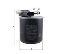 Fuel Filter fits MERCEDES A200 W176 LHD Only 1.8D 2.2D 12 to 18 Mahle 6420903152