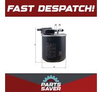 Fuel Filter fits MERCEDES B220D 246 2.2D 2018 OM651.930 Mahle 6420904852 Quality