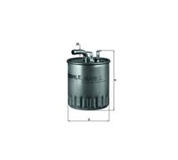 Fuel Filter fits MERCEDES V220 638 2.2D 99 to 03 OM611.980 Mahle 6110900852 New