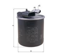 Fuel Filter fits MERCEDES V220CDI W447 2.2D 2015 on OM651.950 Mahle 6510902052