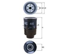 MAHLE Fuel Filter Spin On - KC46