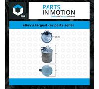 Fuel Filter fits NISSAN PATHFINDER R51 2.5D 2006 on YD25DDTi Mahle 16400EC00A