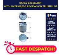 Fuel Filter fits NISSAN QASHQAI J10 2.0D 09 to 13 Mahle 16400JY00A 16400JY00C
