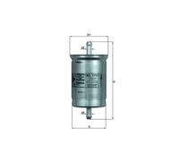 Fuel Filter fits NISSAN PRIMERA 1.6 1.8 2.0 90 to 02 Mahle 164000M200 164000W000