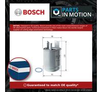Fuel Filter fits NISSAN X-TRAIL T32 1.7D 2019 on R9N Bosch 164A0HV80A 16400HV80A