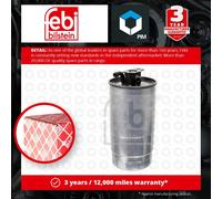 Fuel Filter fits OPEL OMEGA B 2.5D 01 to 03 009266281 0813030 09266281 813030