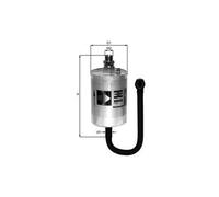 Fuel Filter fits PORSCHE 911 996 3.6 99 to 05 Mahle 99611025352 Quality New