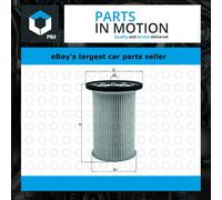 Fuel Filter fits PORSCHE CAYENNE 92A 4.2D 2012 on Mahle 95811013400 95811013410