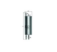 Fuel Filter KL167 Mahle 13326754016 16126754016 6754016 WFL000020 WFL000021 New
