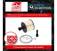 Fuel Filter fits RENAULT EXPRESS F6AA, F6AB 1.5D 2021 on K9K872 164000797R Febi
