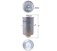 Fuel Filter fits MG EXPRESS 2.0D 03 to 05 20T2N Mahle WJN000130 WJN10046 Quality