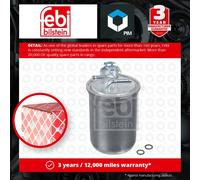Febi Bilstein 103811 Fuel Filter Fits VW Sharan 1.9 TDI 1.9 TDI 4motion 2.0 TDI