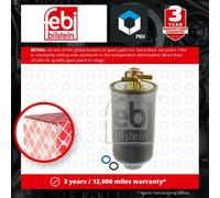 Fuel Filter fits SKODA OCTAVIA Mk1 1.9D 96 to 10 1J0127401 1J0127401A 2D0127399