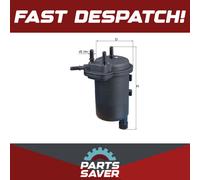 KL430 Fuel Filter In Line 75mm Outer Diameter H184mm L109mm Service Mahle Knecht