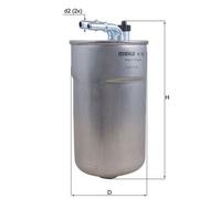 Fuel Filter fits VAUXHALL CORSA D 1.7D 07 to 14 A17DTS Mahle 0813070 13286584