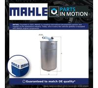 Fuel Filter fits OPEL CORSA D 1.7D 09 to 14 A17DTS Mahle 0813070 13286584 813070