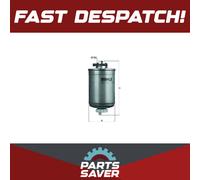 Fuel Filter fits VW LUPO Mk1 1.4D 99 to 05 AMF Mahle 6N0127401 6N0127401A New
