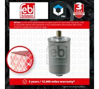 Febi Bilstein 21624 Fuel Filter Fits Audi 80 1.8 1.8 CC quattro 1.8 GTE '83-'86