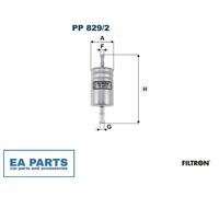 Fuel Filter for ALFA ROMEO GIULIA STELVIO FILTRON PP 829/2