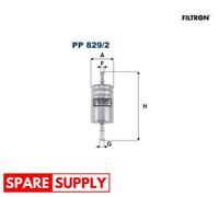 FUEL FILTER FOR ALFA ROMEO GIULIA STELVIO FILTRON PP 829/2