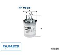 Fuel filter for AUDI A1 FILTRON PP 986/5
