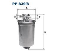 FUEL FILTER PP 839/8 FOR AUDI ANY 1.2L BHC/AMF 1.4L 3cyl A2