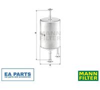 Fuel filter for AUDI A4 MANN-FILTER WK 720/3