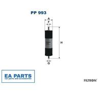 Fuel filter for AUDI A6 FILTRON PP 993