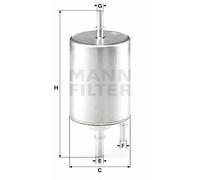 Fuel filter In-Line Filter WK 720/4 MANN-FILTER for AUDI LAMBORGHINI SEAT