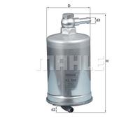 FUEL FILTER FOR AUDI MAHLE KL 599