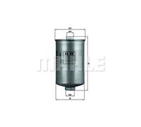 MAHLE Fuel Filter In-Line - KL30