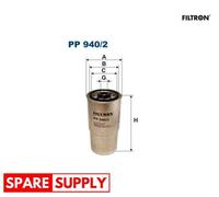 FUEL FILTER FOR BMW E36 E34 E39 E38 FILTRON PP 940/2