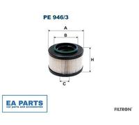 Fuel filter for CHRYSLER CARAVAN GRAND VOYAGER VOYAGER FILTRON PE 946/3