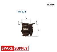 FUEL FILTER FOR CITROËN C1 C2 C3 NEMO FILTRON PS 974