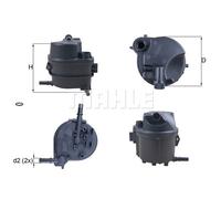 FUEL FILTER FOR CITROËN FORD MAZDA MAHLE KL 777D