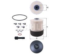 Fuel filter for DACIA DOKKER Express DOKKER DUSTER DUSTER SUV MAHLE KX 338/26D