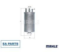 Fuel filter for DACIA DOKKER Express DUSTER LOGAN SANDERO MAHLE KL 781