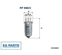 Fuel filter for DACIA DUSTER LOGAN SANDERO FILTRON PP 988/3