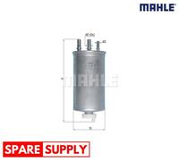 FUEL FILTER FOR DACIA RENAULT MAHLE KL 781