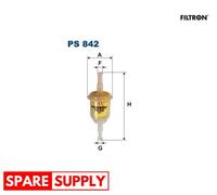 FUEL FILTER FOR FIAT 124 126 CINQUECENTO DUNA FILTRON PS 842